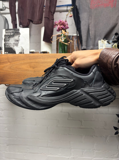 Balenciaga ‘Monday’ Black Leather Low Top Sneakers