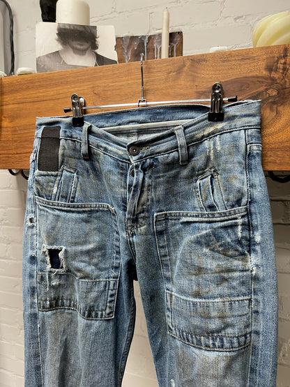 2000s Rick Owens ‘Slab’ Bootcut Carpenter Denim
