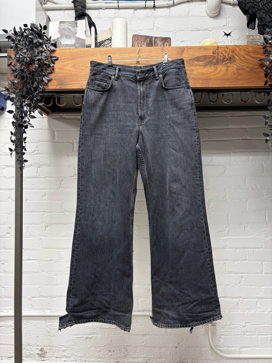 Acne Studios ‘2022’ Vintage Black Flared Leg Denim