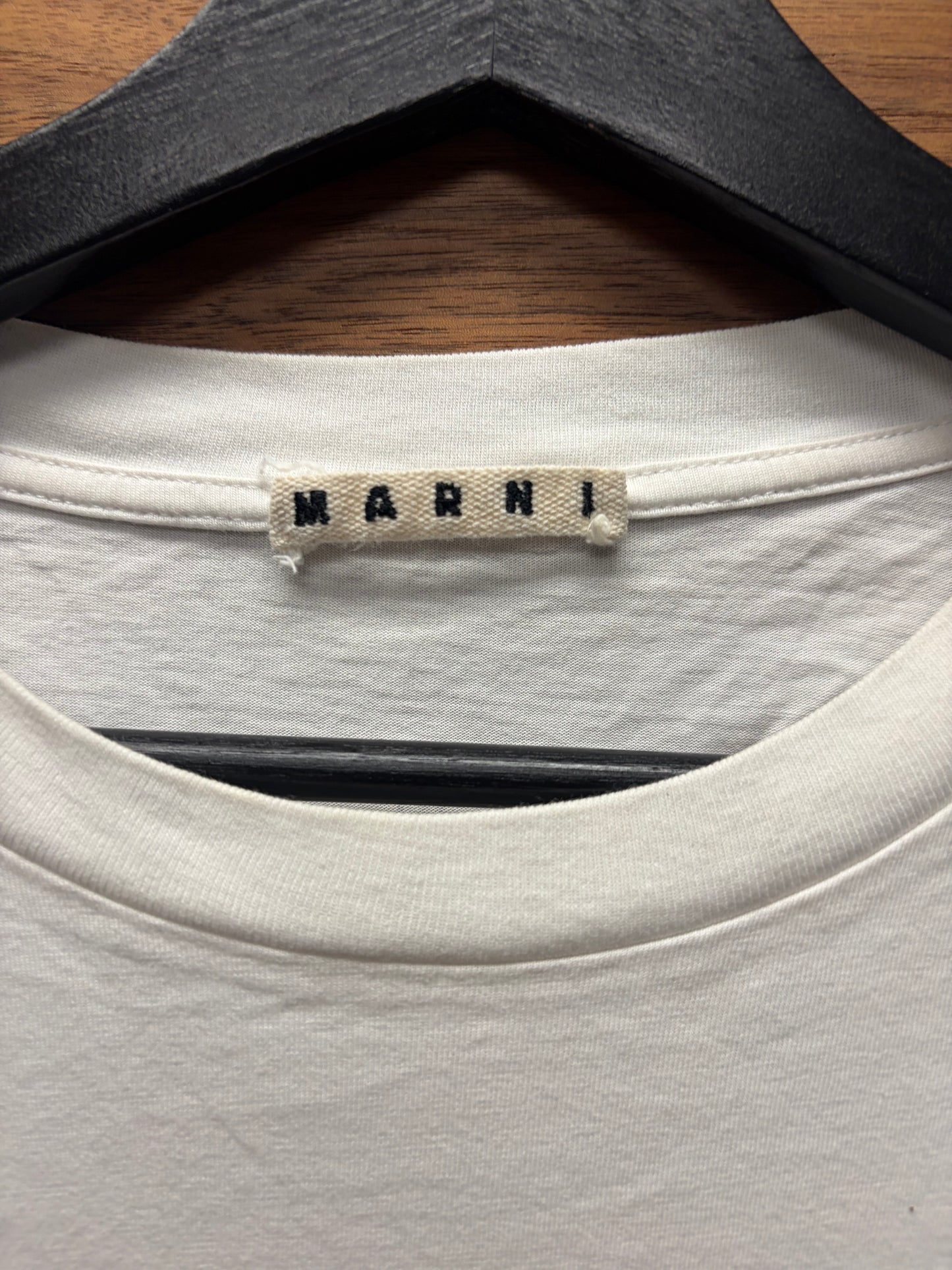 SS2022 Marni ‘Tiger Logo’ White Graphic T-Shirt
