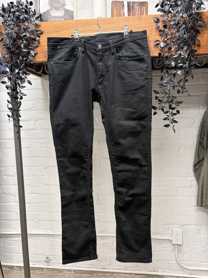 Acne Studios Raw Black Skinny Jeans