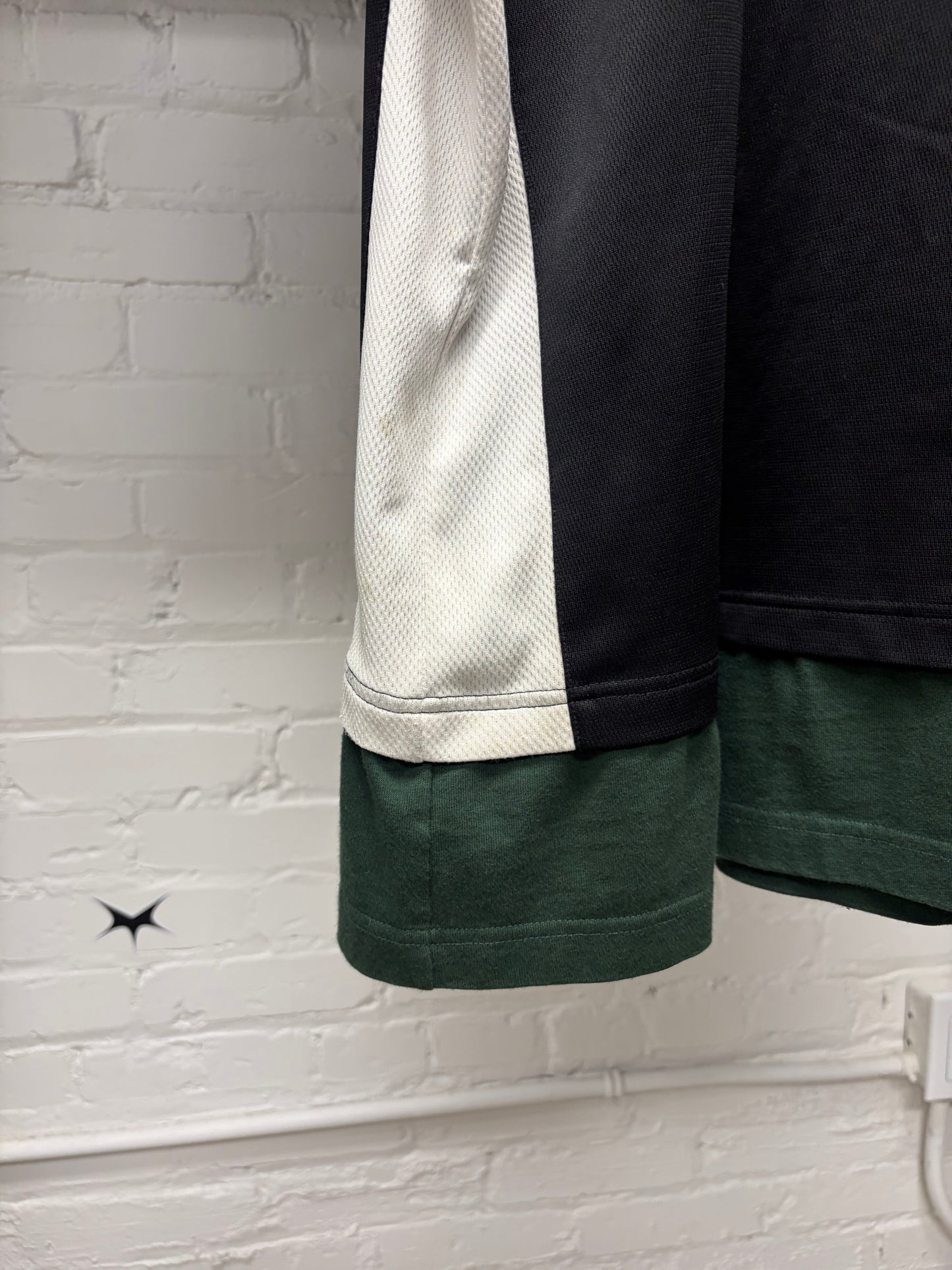 AW2021 Balenciaga Double Layered Hybrid ‘Sports Icon Logo’ Polo