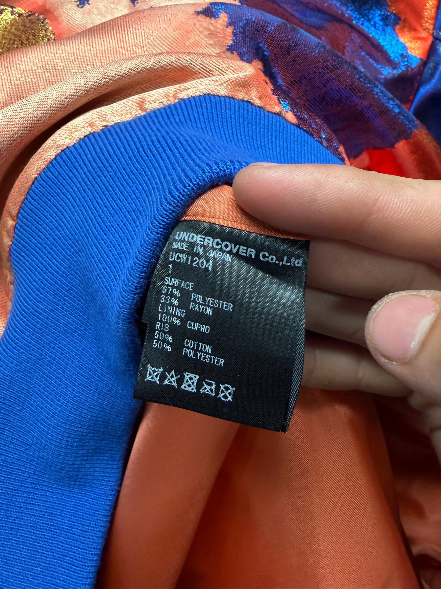 SS2019 Undercover ‘Ziggy Stardust’ David Bowie Tribunal Bomber Jacket