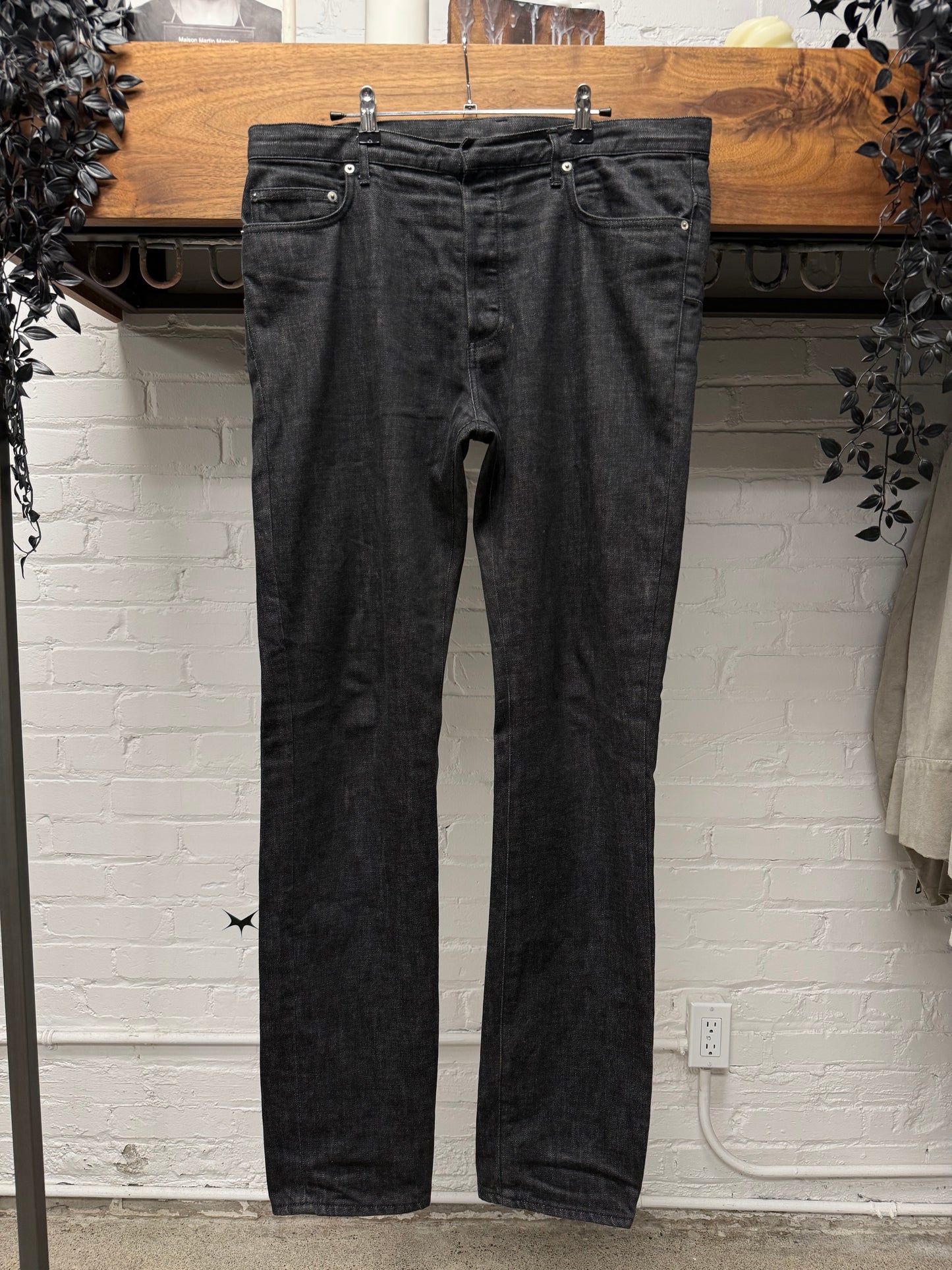 Dior Homme ‘Unaltered’ Black Skinny Jeans