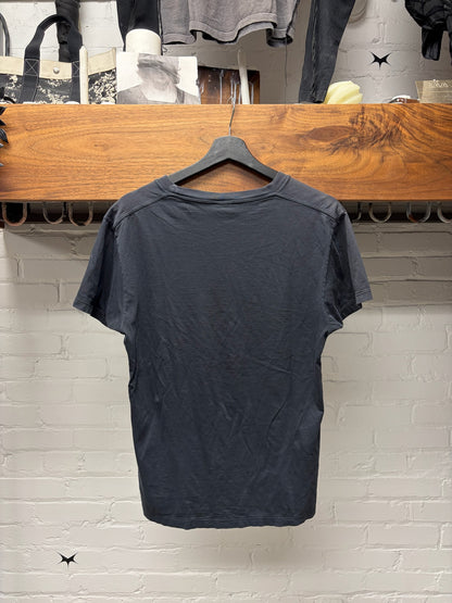 2016 Saint Laurent by Hedi Slimane ‘Blood Luster’ Black Fangs Graphic T-Shirt