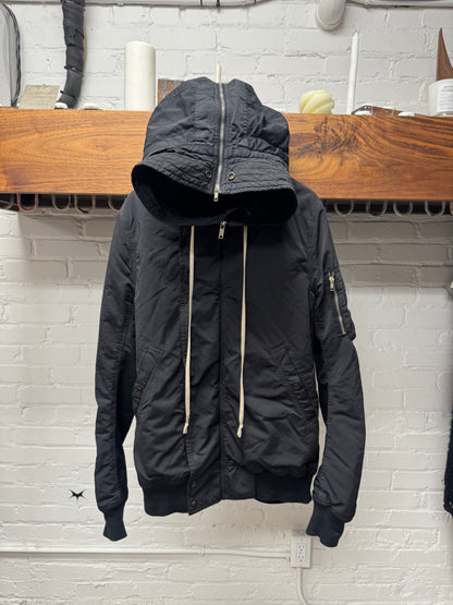 Rick Owens ‘Exploder’ Split Hood Quilted Lined Jacket