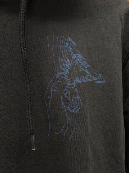 AW2018 Palace ‘Grand Master’ Black/Blue Logo Hoodie