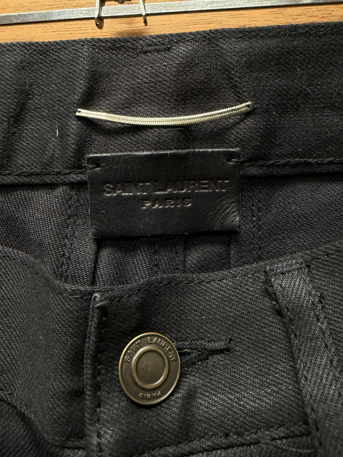 2015 Saint Laurent by Hedi Slimane ‘D03’ Black Skinny Jeans