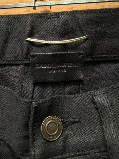 2015 Saint Laurent by Hedi Slimane ‘D03’ Black Skinny Jeans