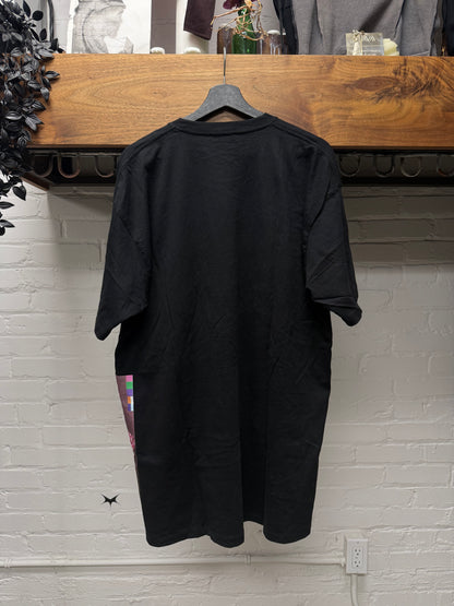 SS2021 Raf Simons Archive Redux ‘Joy Division’ PCL Black Flower Graphic T-Shirt