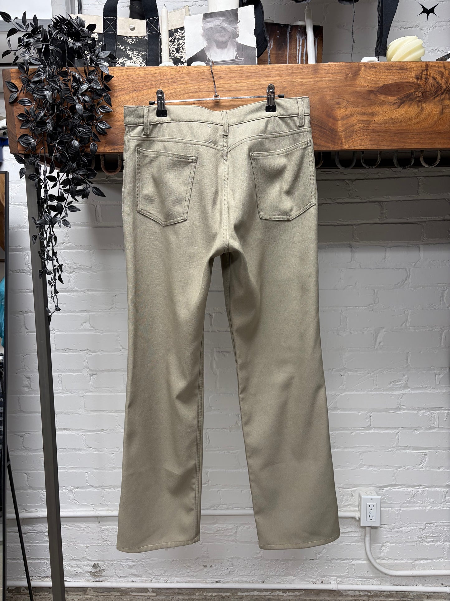2018 Margiela Flared Leg Relaxed Cut Trousers