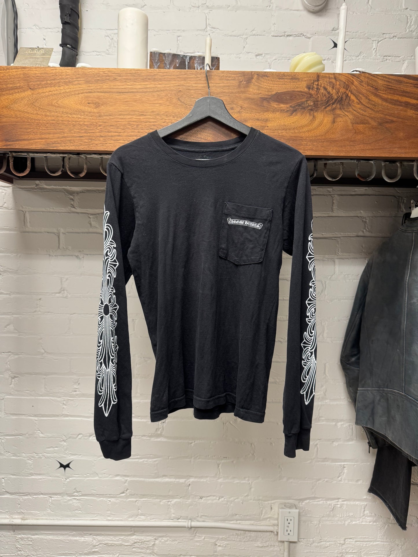 Chrome Hearts ‘Aspen’ Matty Boy Floral Logo Long Sleeve Shirt