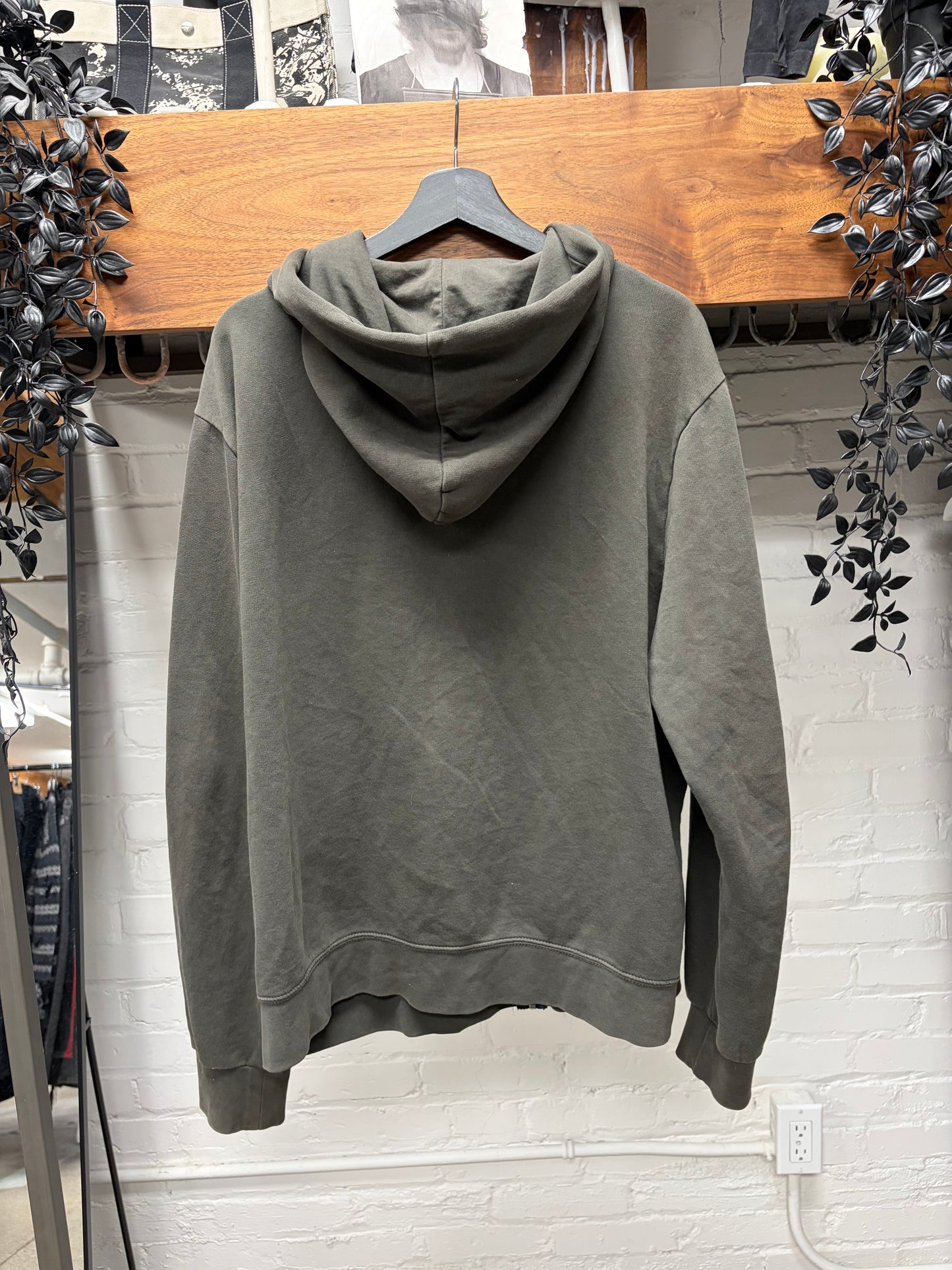 Denim & Supply Ralph Lauren ‘Union Jack’ Distressed/Faded Zip-Up Hoodie