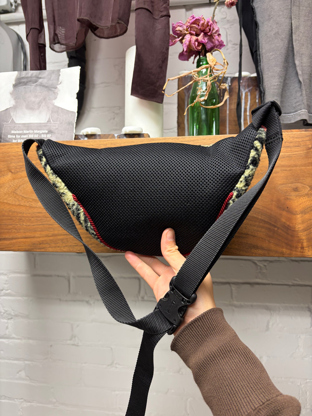 Kapital ‘Birdseye’ Boa Fleece Bumbag