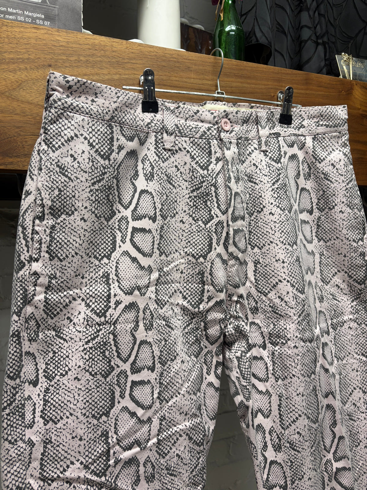 SS2024 Supreme Snake Print Pink Chino Pants