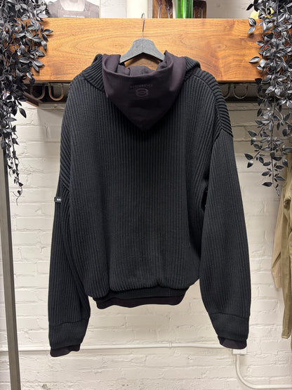 2023 Balenciaga ‘Unity Sports Logo’ Double Layered Ribbed Knit + Hoodie