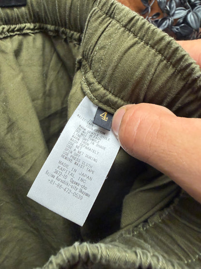 Kapital ‘Comb Burberry’ Jumbo Drawstring Shorts