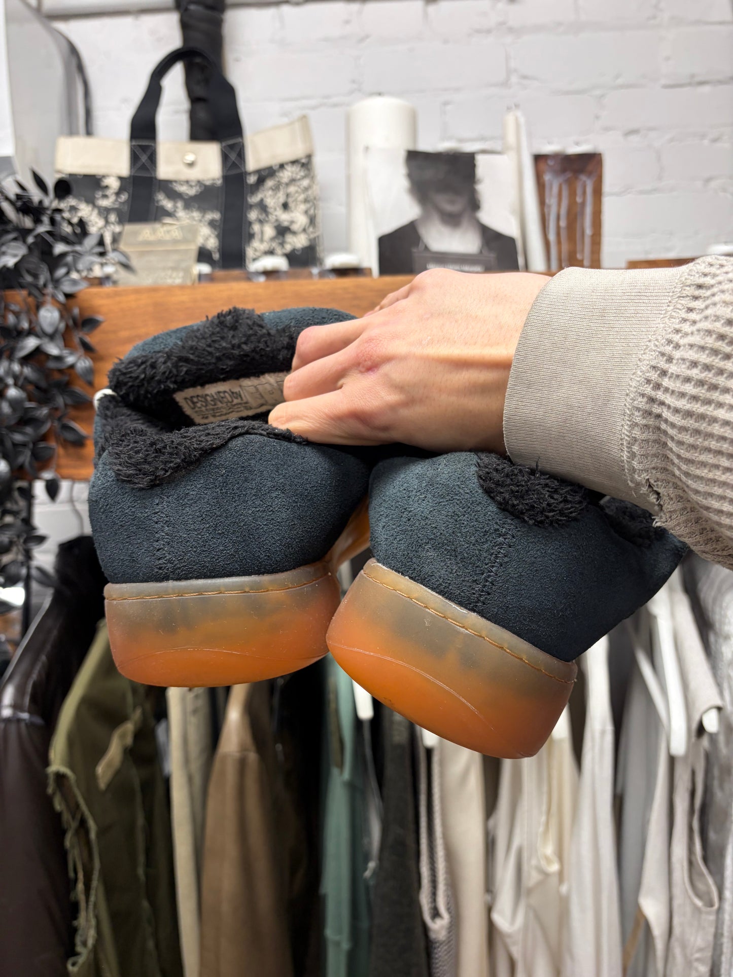 ERL ‘Black Vamp’ Oversized Skate Sneakers