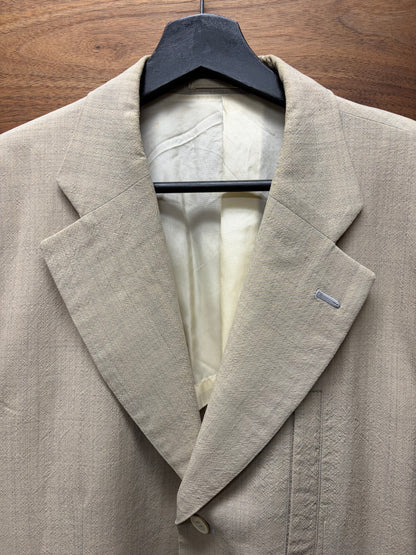 1994 Comme Des Garçons Homme Plus Cream White Blazer