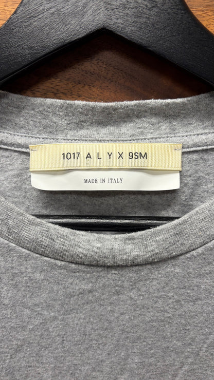 Alyx Studios ‘Melt Circle’ Logo Grey T-Shirt