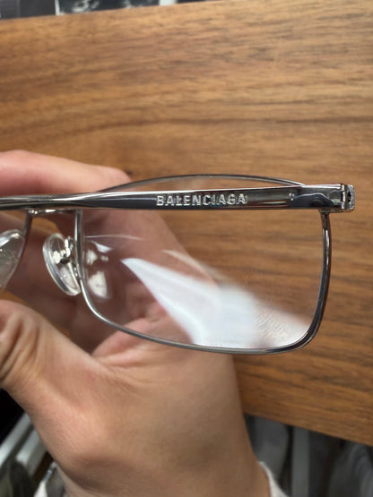 Balenciaga Silver/Clear Lens ‘Everyday’ Optical Frames