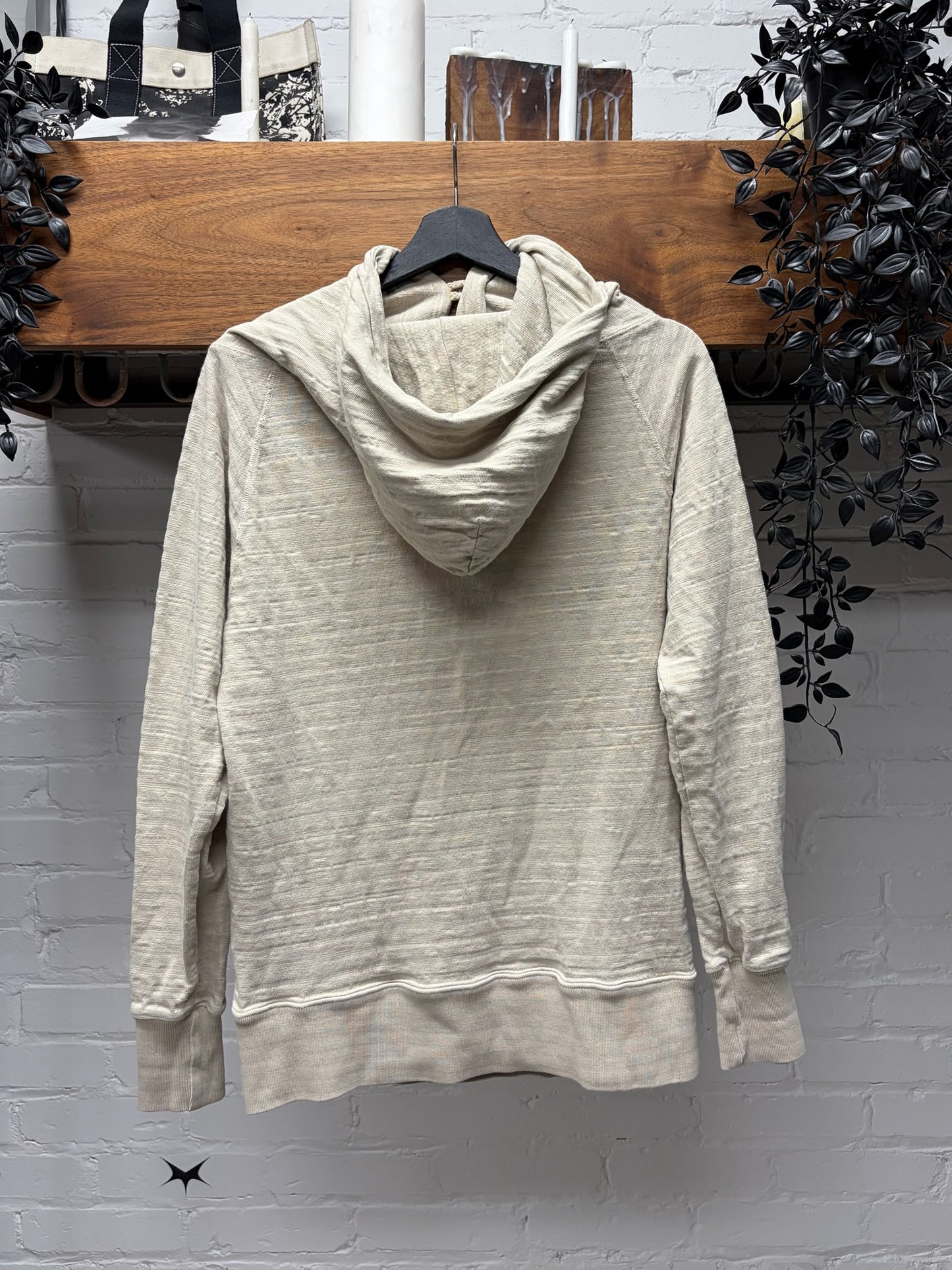 Kapital ‘Surf’ Natural White Cotton Hoodie