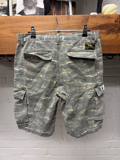 Wtaps Camoflage Denim Cargo Shorts