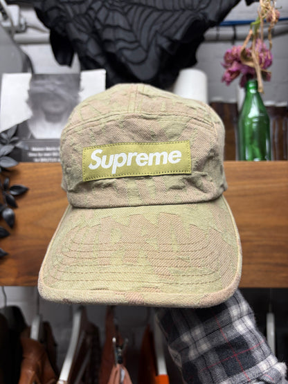 SS2022 Supreme ‘Fat Tip’ Jacquard ‘Box Logo’ Strap-Back Hat