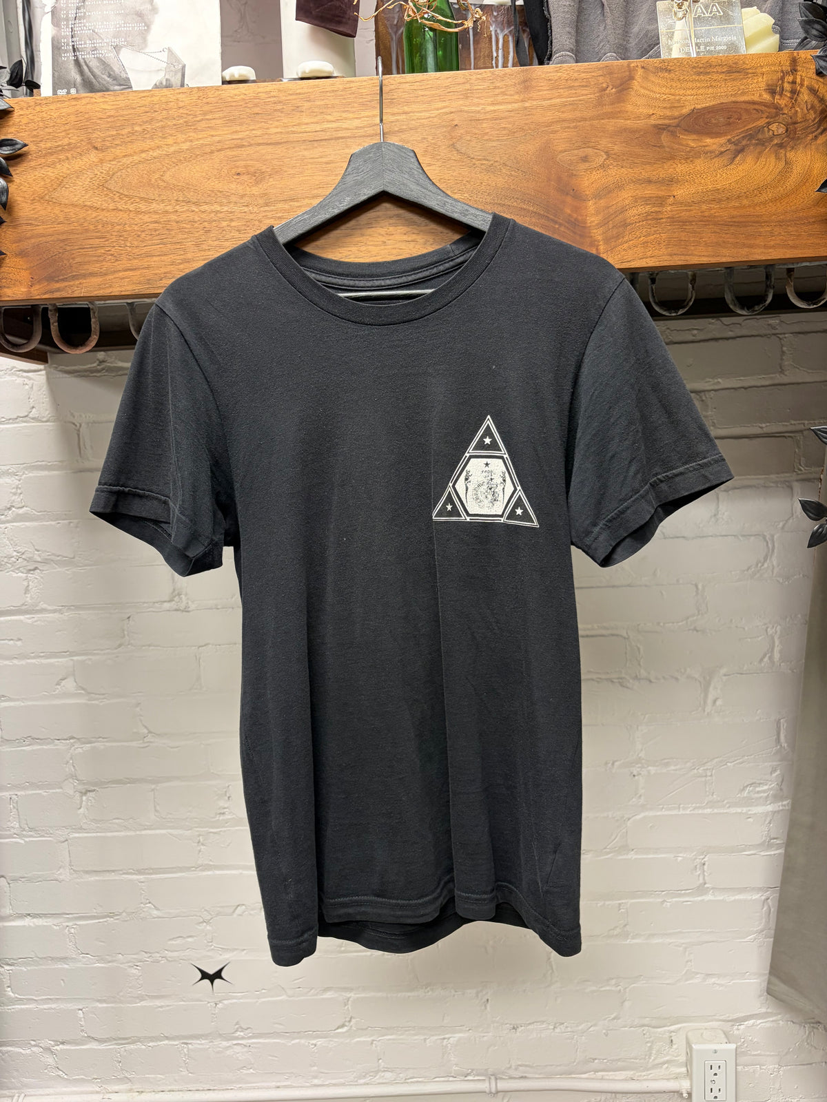 Vintage Chrome Hearts Foti ‘Pyramid’ Black Graphic T-Shirt