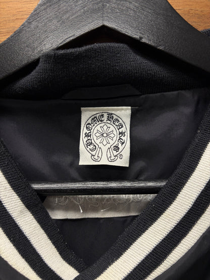 Chrome Hearts ‘Script Logo’ Black/White Nylon Pullover Bomber