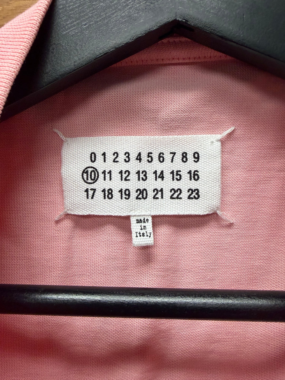 SS2019 Maison Margiela ‘Silhouette’ Faded Pink Graphic T-Shirt