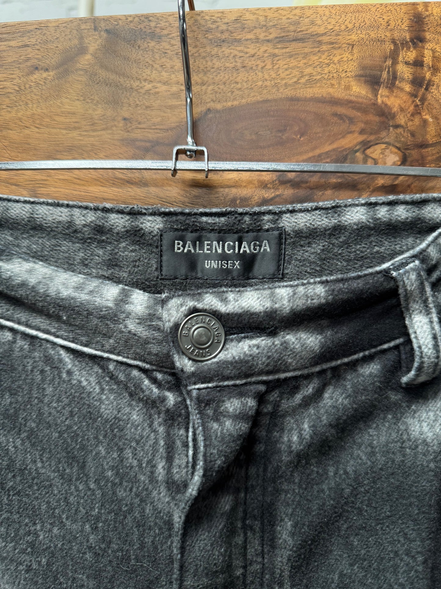 2023 Balenciaga ‘Trompe L’œil’ Sweatpant Faux Denim