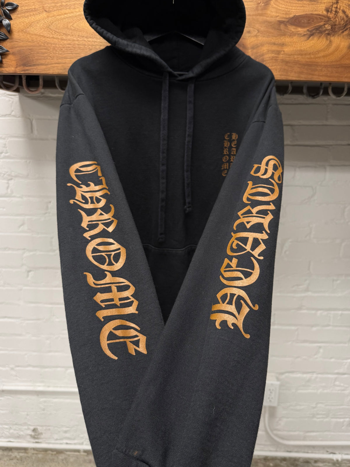 Chrome Hearts ‘Eye Chart’ Black/Orange Pullover Hoodie