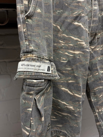 Wtaps Camoflage Denim Cargo Shorts