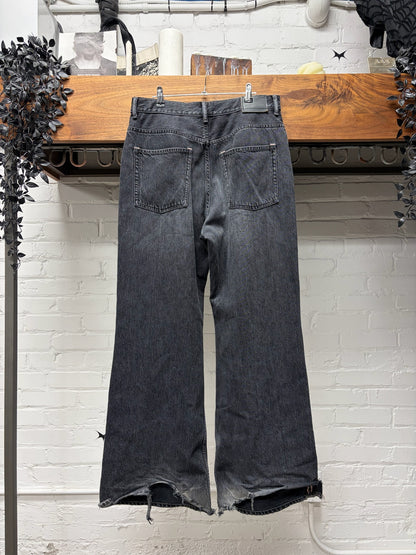 Acne Studios ‘2022’ Vintage Black Flared Leg Denim