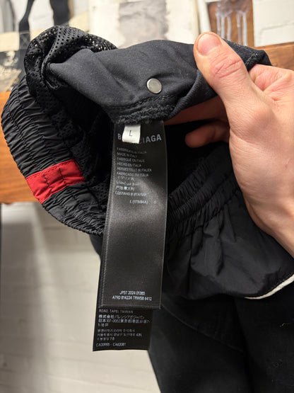 AW2024 Balenciaga Double Layered Track Pant/Flared Denim