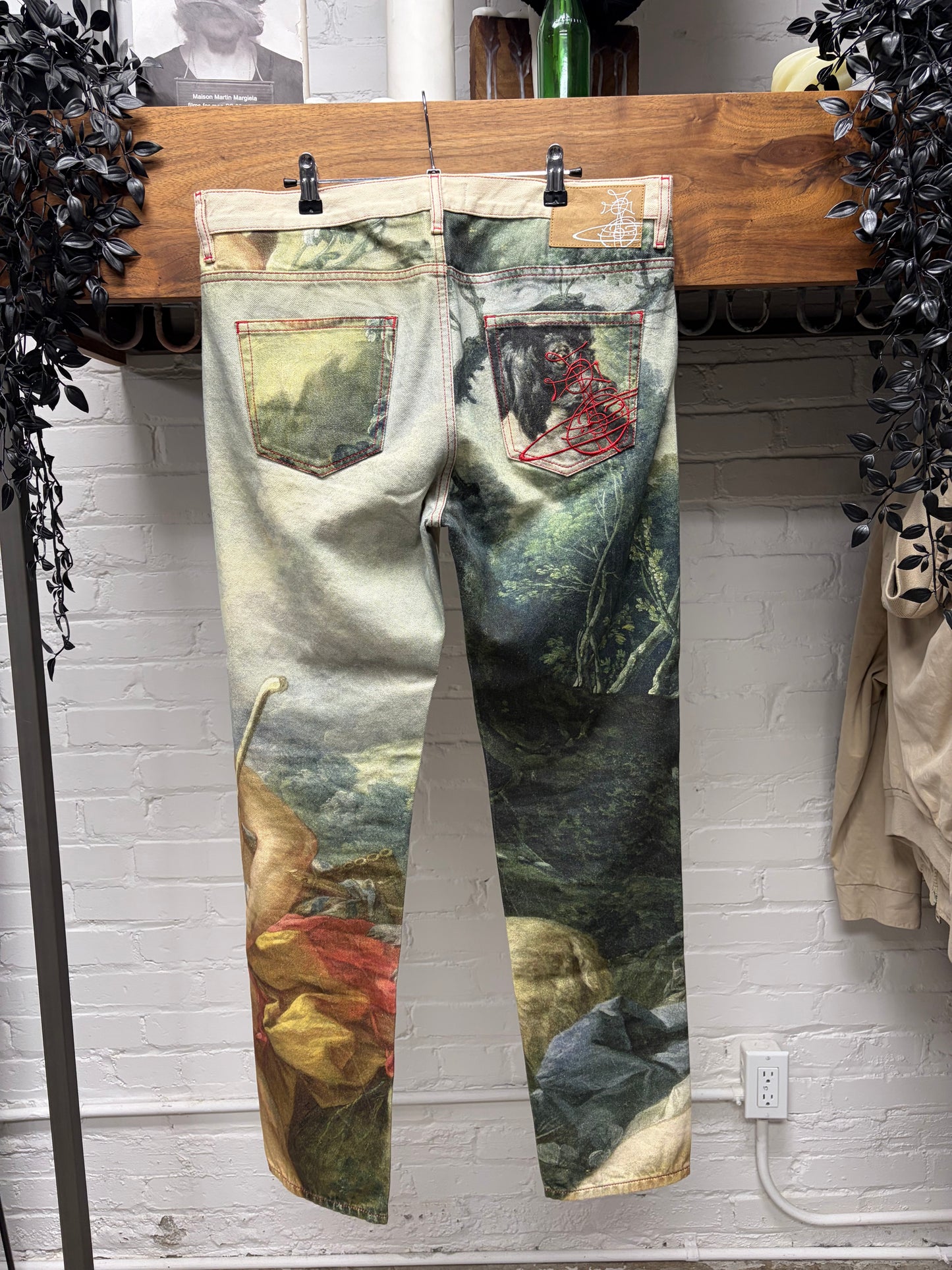 Vivenne Westwood ‘Shepard & Sleeping Shepherdess’ Full Print Denim