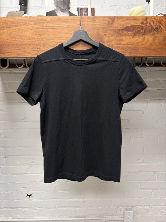 SS2024 Rick Owens ‘Lido’ Black ‘Level’ Short Sleeve Shirt
