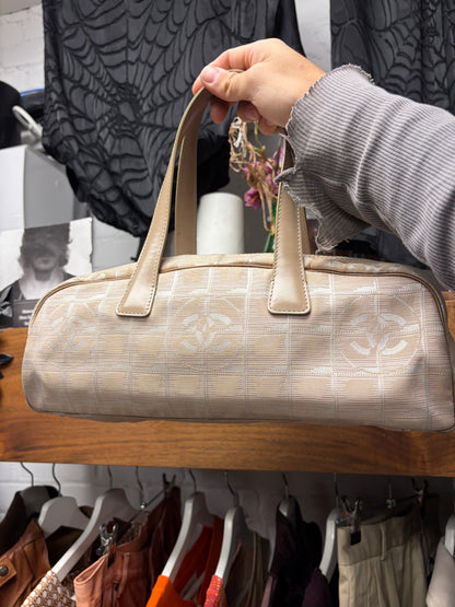 2003 Chanel ‘Travel Ligne’ Mini Tan Bowling Bag