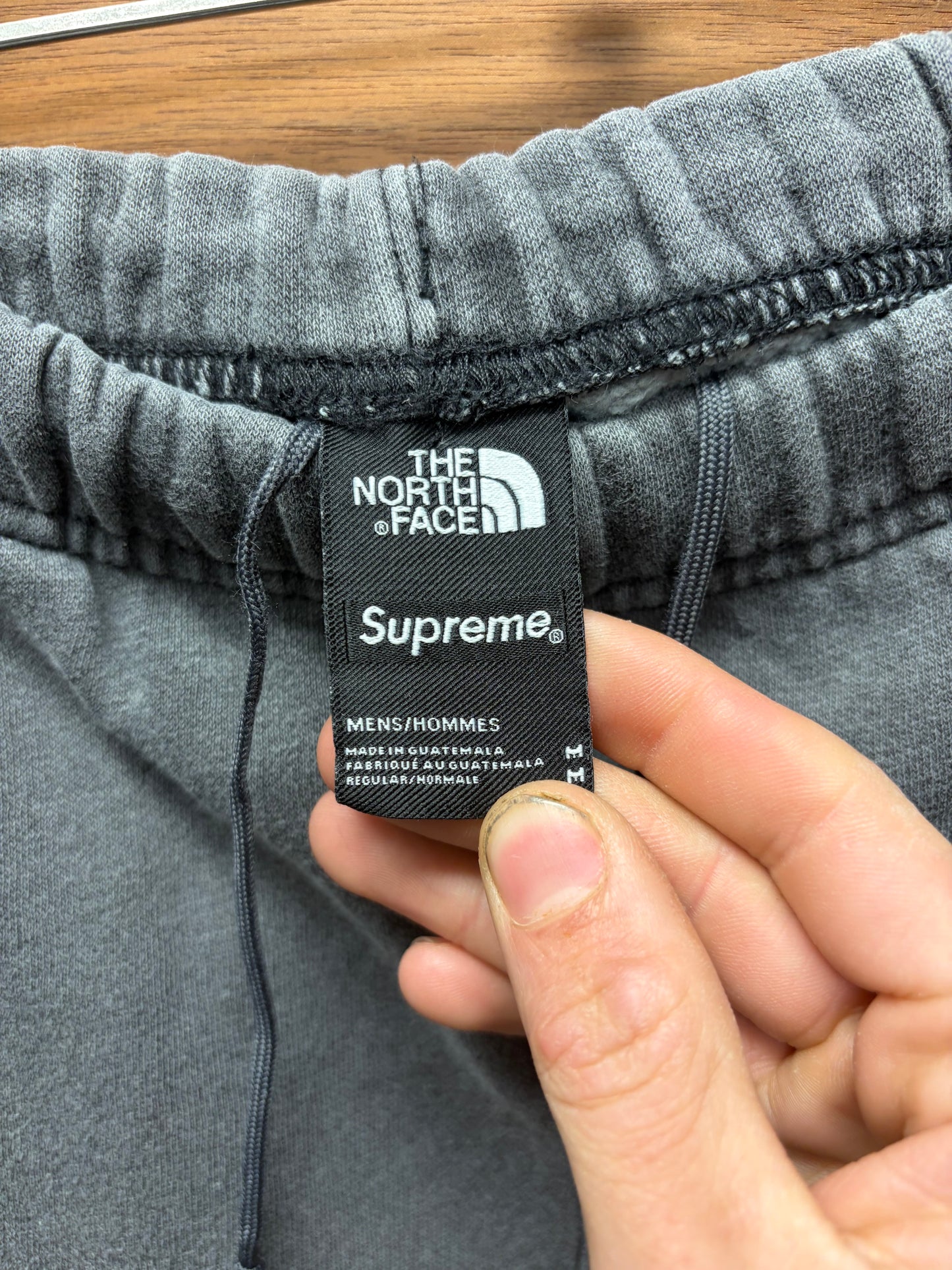 Supreme x The North Face Grey Cotton Drawstring Sweatpants