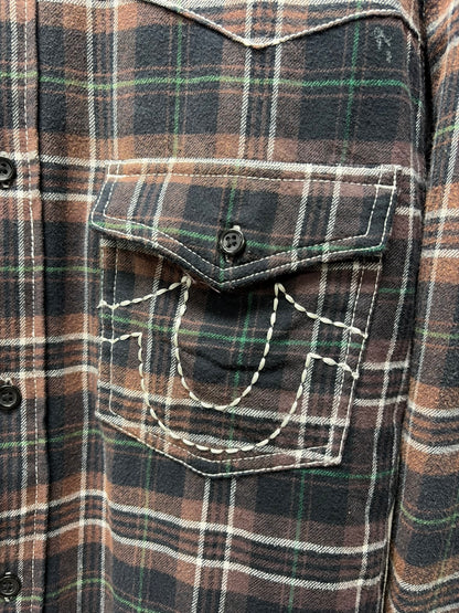 AW2025 Supreme x True Religion Quilted Plaid Flannel