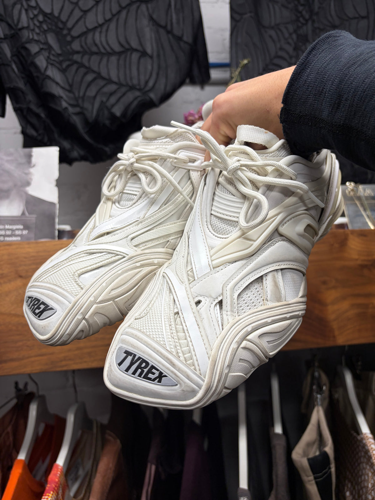 Balenciaga ‘Tyrex’ White Low Top Sneakers