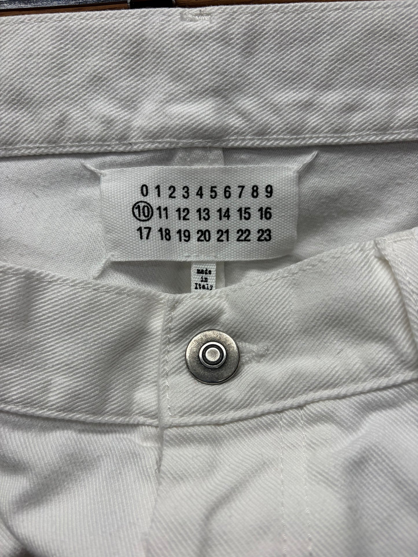 SS2022 Maison Margiela White Skinny Jeans
