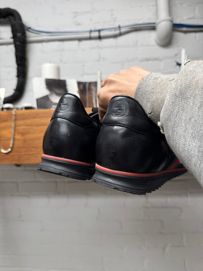 Gucci ‘Guccissima’ Leather Web Low Top Sneakers
