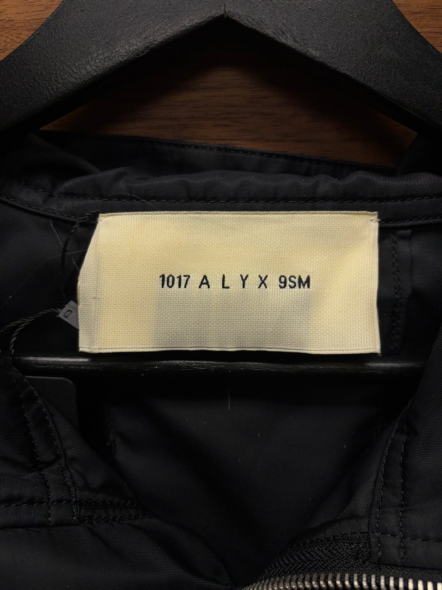 Alyx Studios Roller Buckle Black Nylon Track Jacket
