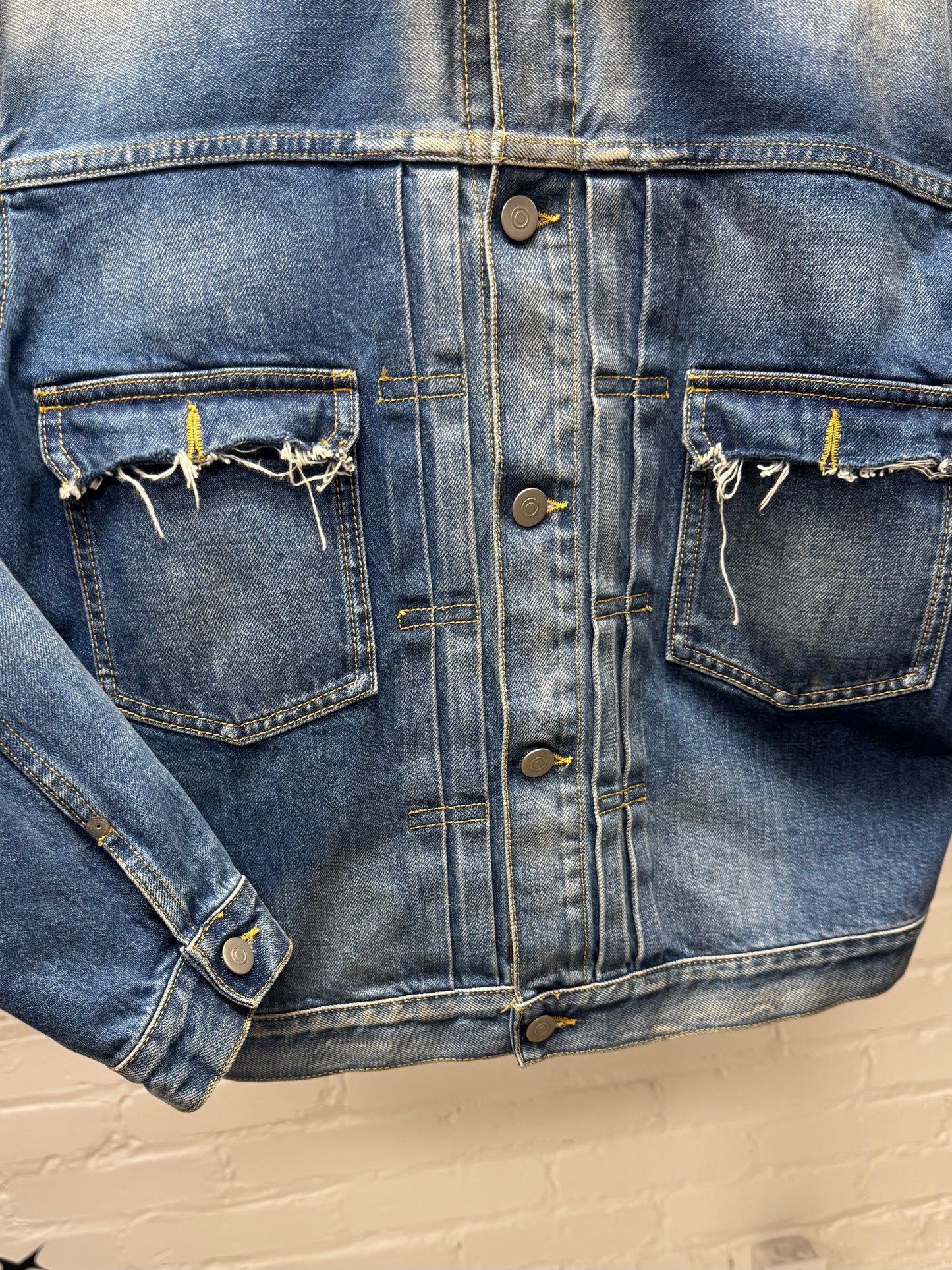 SS2021 Maison Margiela Distressed ‘Type 1’ Denim Trucker Jacket