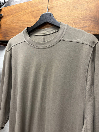 Rick Owens ‘Level’ Dust Brown Oversized Cotton T-Shirt
