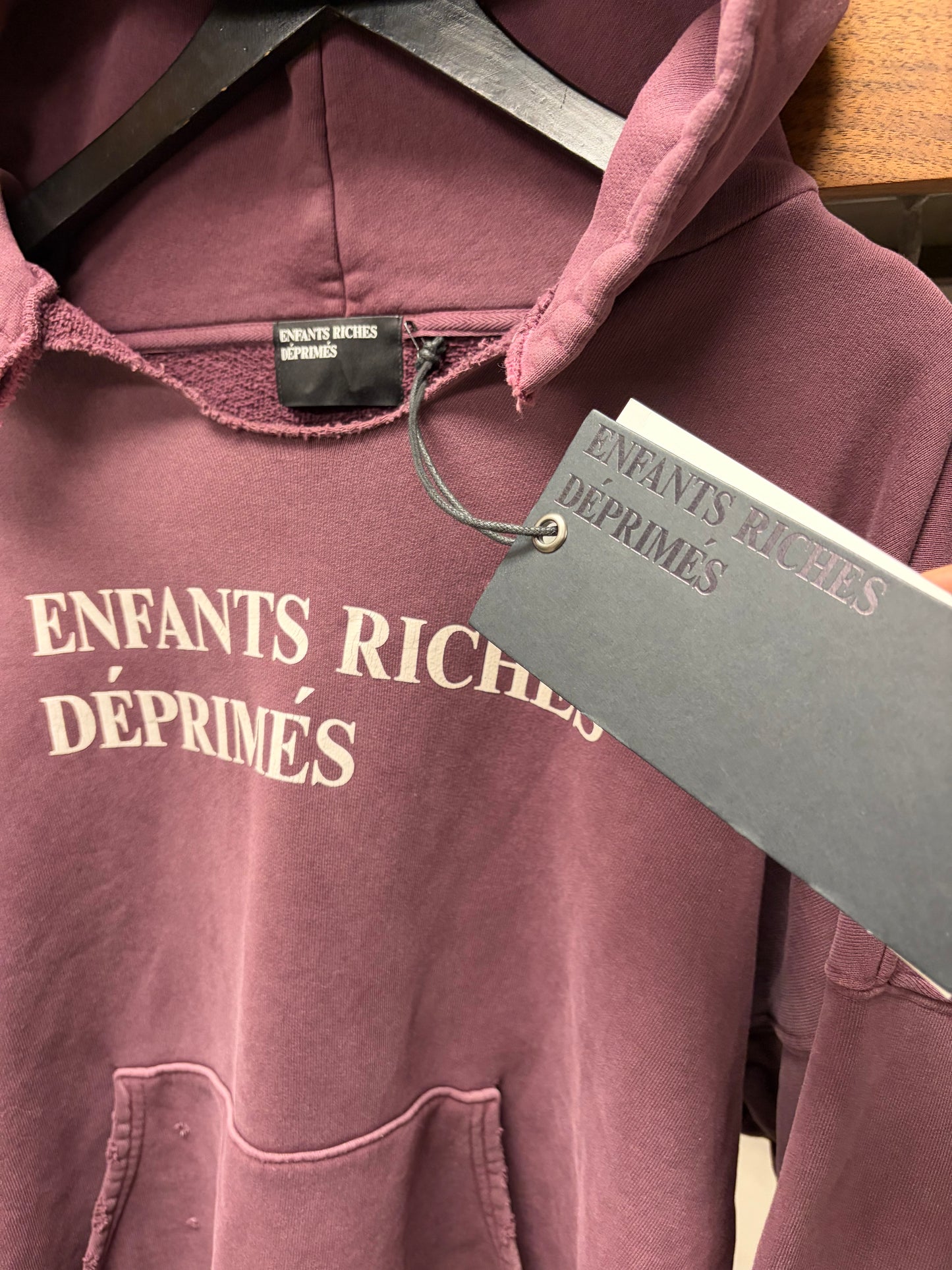 Enfants Riches Deprimes Thrashed ‘Classic Logo’ Hoodie