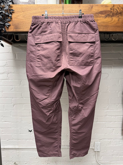 AW2023 Rick Owens ‘Luxor’ Mauve Cargo Drawstring Pants