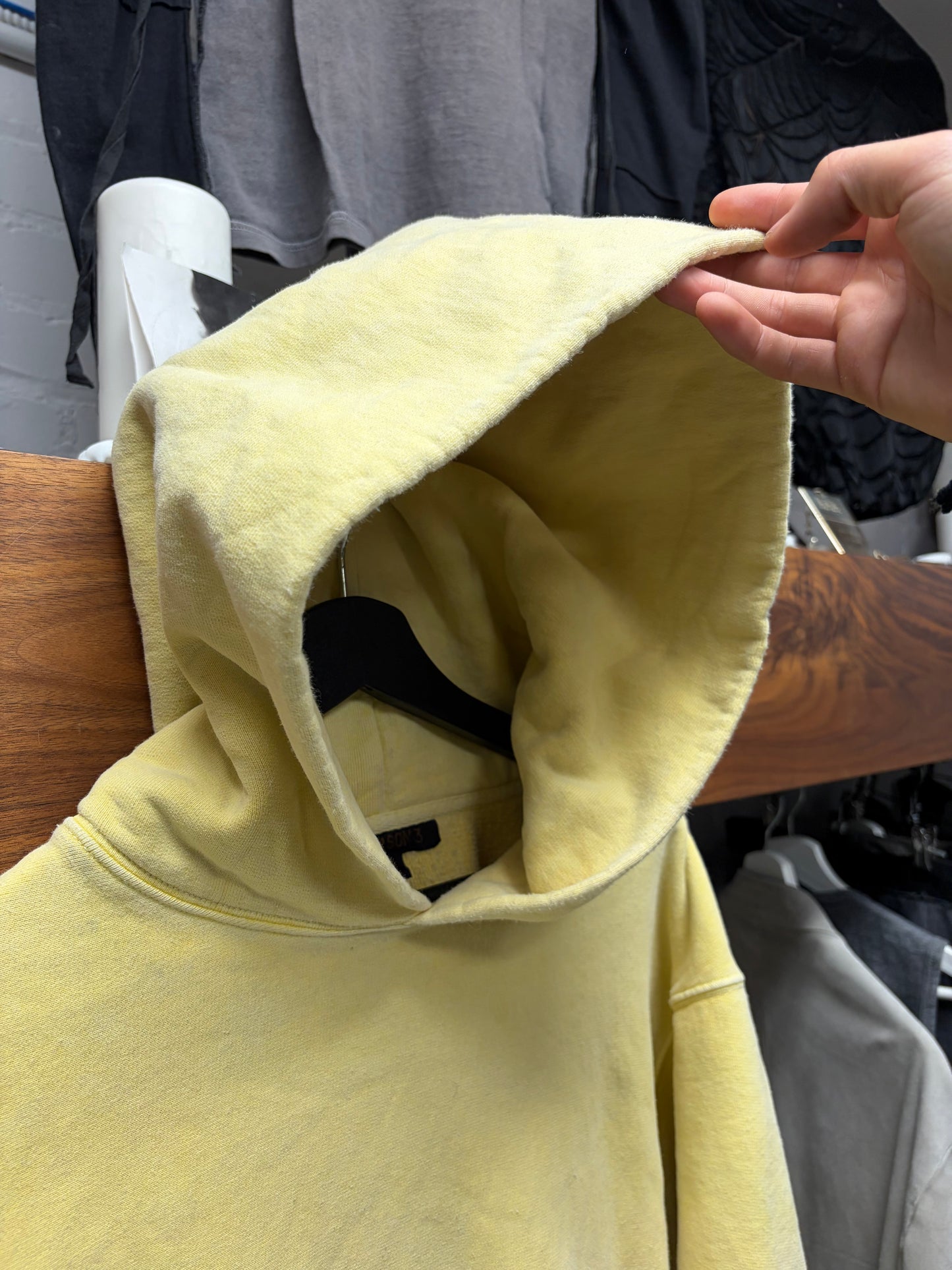 Yeezy Season 3 ‘Sun Faded Yellow’ Heavy Cotton Pullover Hoodie